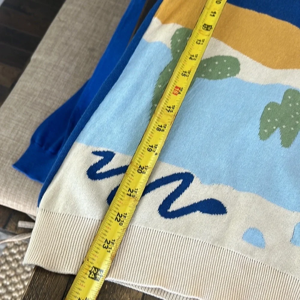 ModCloth Blue Desert Moonscape Sweater - Picture 11 of 14